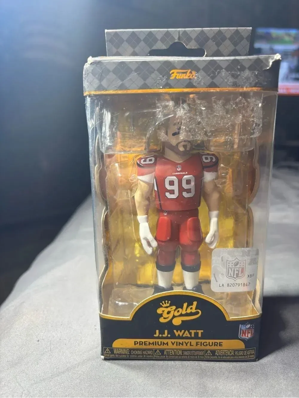 New Funko J.J. Watt #99 Red Football Figure in Box